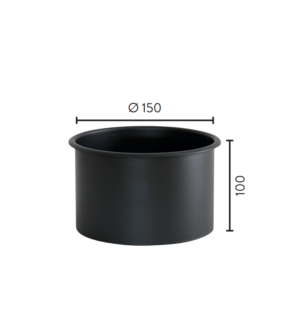 Ø150mm Mur / foringsstuss MBE