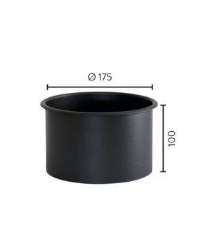 Ø175mm Mur / foringsstuss MBE