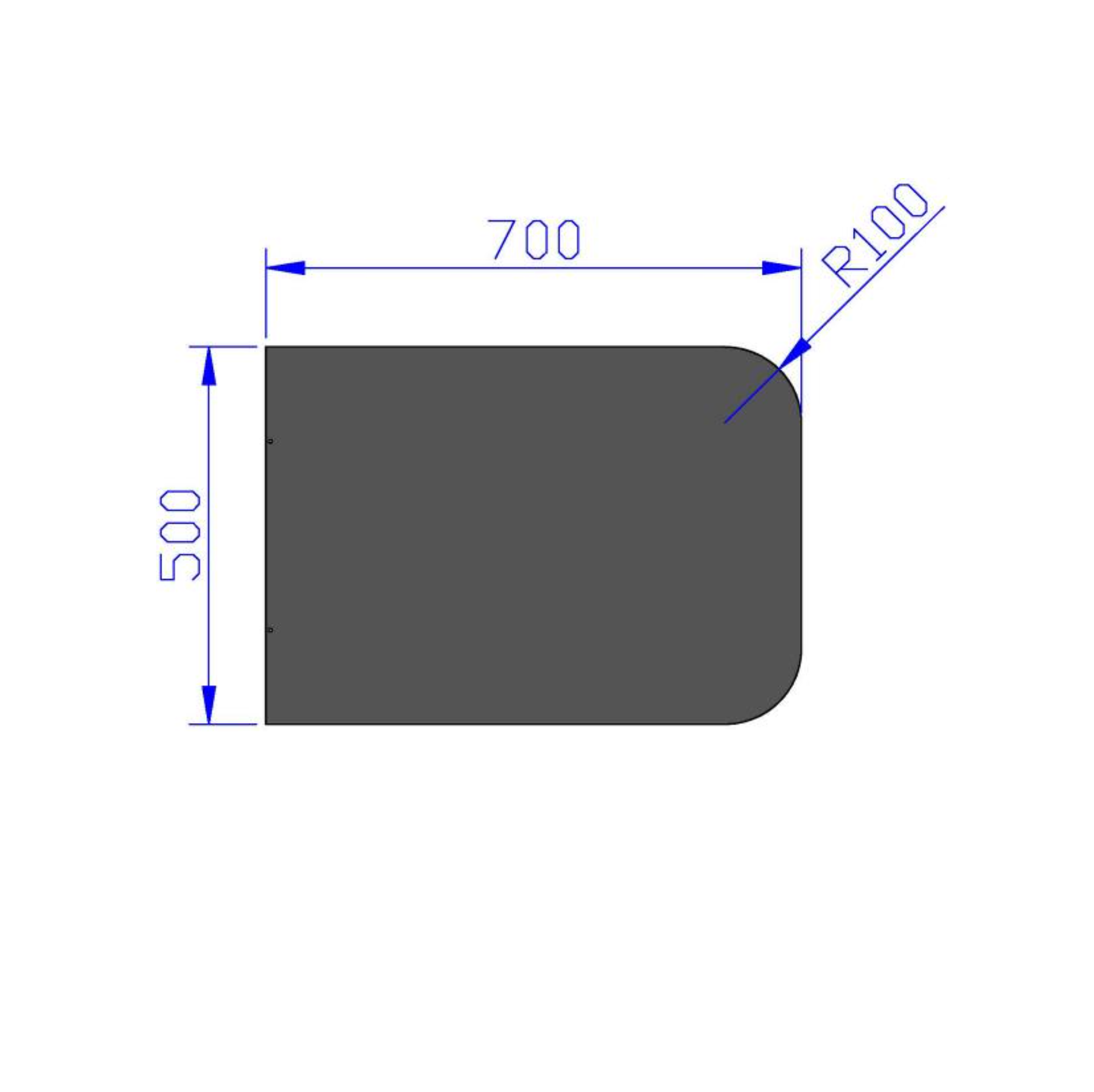 50x70cm gulvplate (MBE)