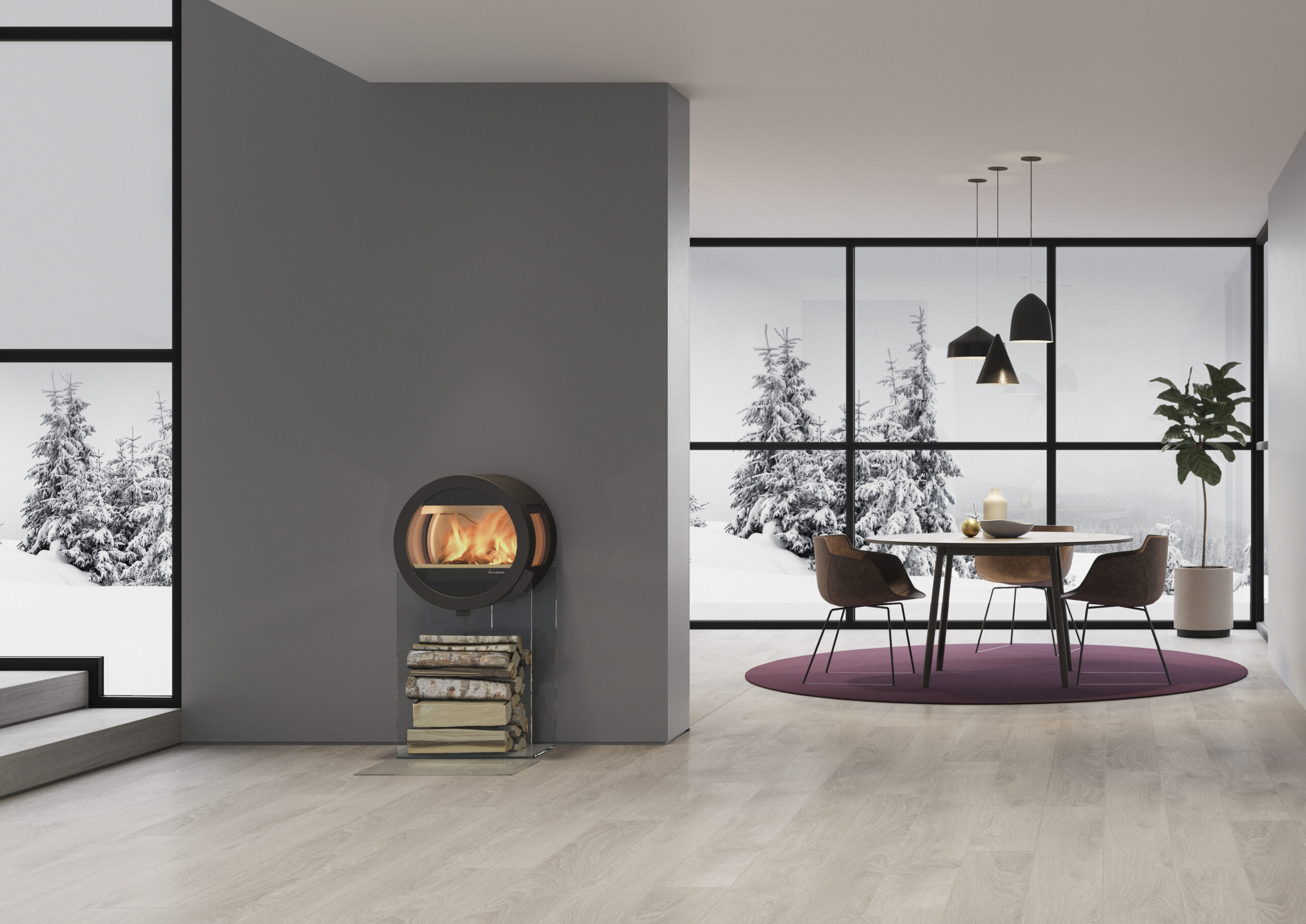 Nordpeis Me Glass Med Sideglass - Bilde 4