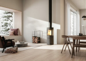 Nordpeis Origo med sideglass lys Thermotte