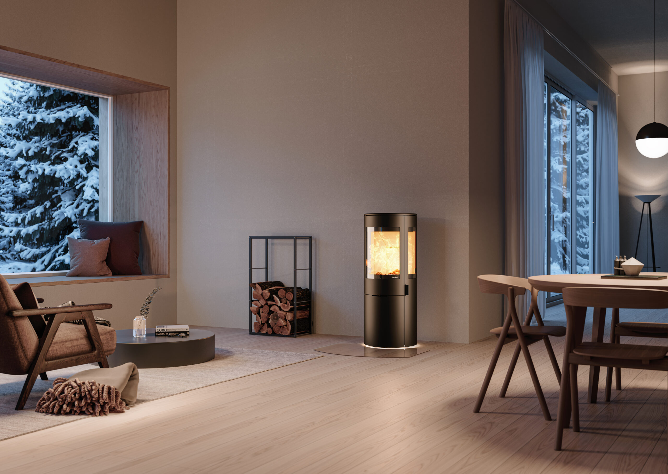 Nordpeis Origo med sideglass lys Thermotte - Bilde 5