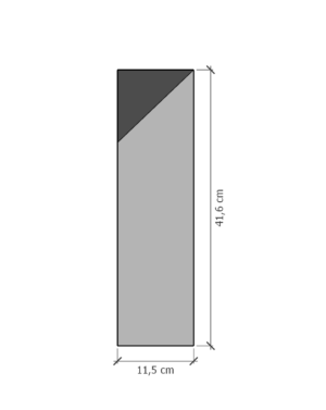Glass til Jøtul F 160 / 260 serien- Sideglass Venstre, med trykk